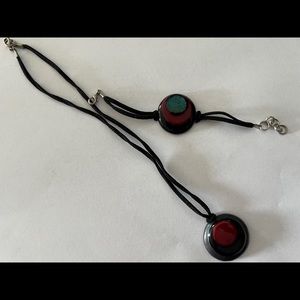 Cool Bullseye Necklace and Bracelet